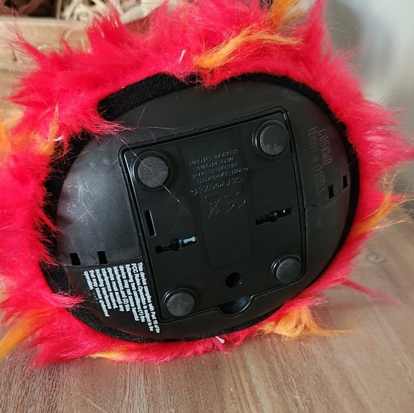 👹Grumbles Furry Monster Toy – Red & Yellow Interactive Plush pre-owned perfect - Picture 8 of 11
